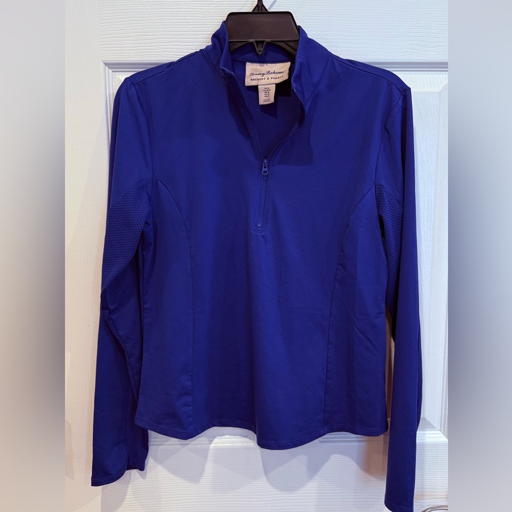 Tommy Bahama Royal Blue Quarter-Zip Pullover